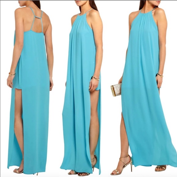 Elizabeth and James Adley Chiffon Maxi Dress XS - Picture 1 of 8
